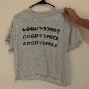 T-shirt (kind of a crop top)